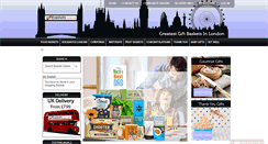 Desktop Screenshot of giftbasketslondon.co.uk